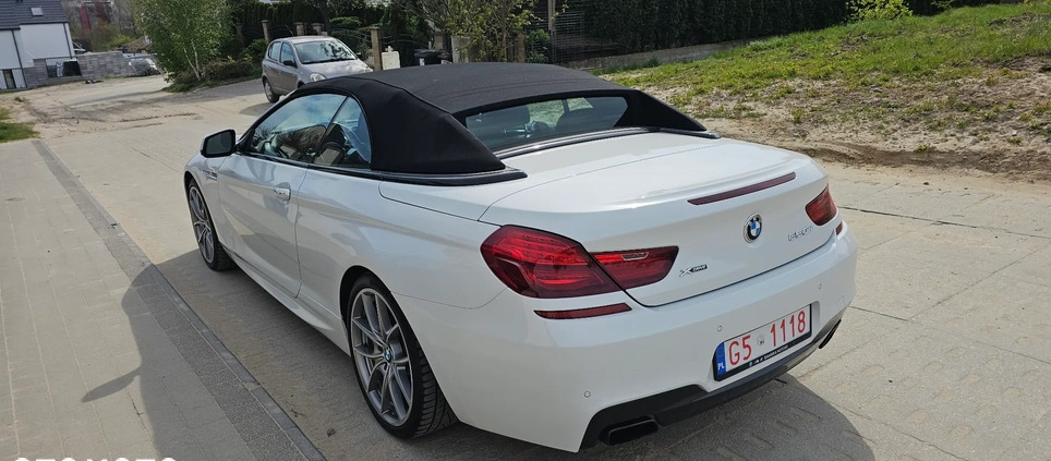 BMW Seria 6 cena 109950 przebieg: 120000, rok produkcji 2014 z Gdańsk małe 301